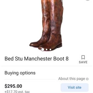 Bed Stu boots women's size 9.5